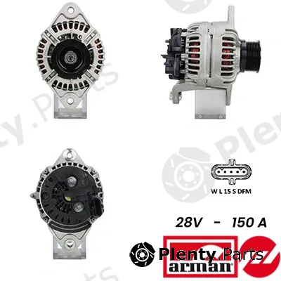 Fispa A24BH0091AS — Alternator ARMAN