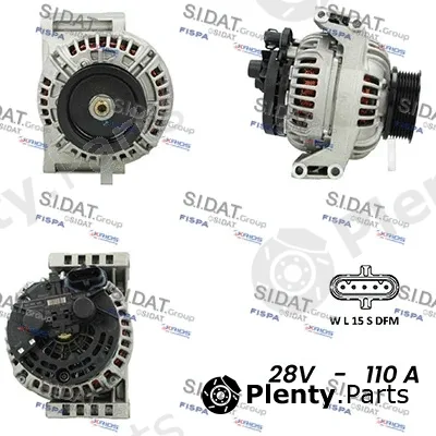 Fispa A24BH0098AS — Alternator ARMAN