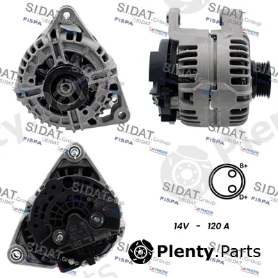 Fispa A12BH0068 — Alternator