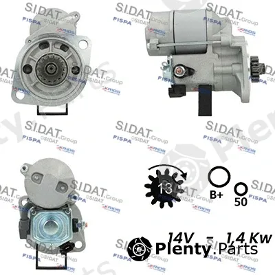 Fispa S12DE0398A2 — Starter