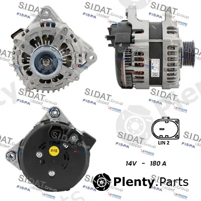Fispa A12DE1256 — Alternator