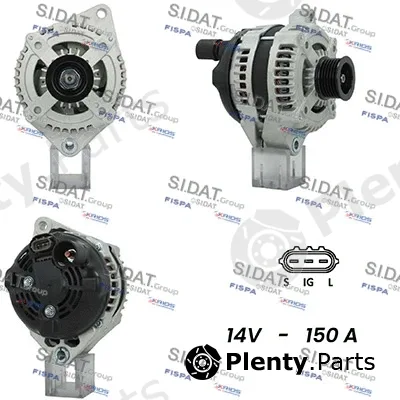 Fispa A12DE0334A2 — Alternator