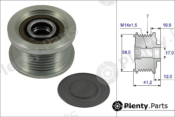 Fispa 455229 — Alternator Freewheel Clutch