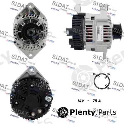 Fispa A12VA1295A2 — Alternator