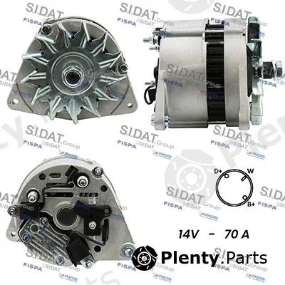 Fispa A12LU0150A2 — Alternator