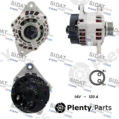Fispa A12MA0032 — Alternator