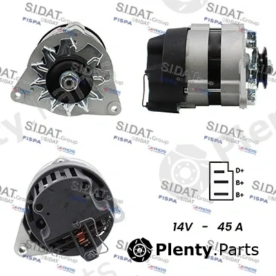 Fispa A12LU0058A2 — Alternator