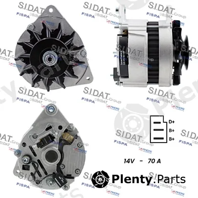 Fispa A12LU0026 — Alternator