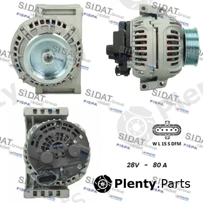 Fispa A24BH0097 — Alternator