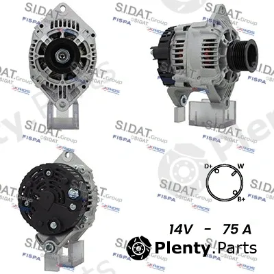 Fispa A12VA1022A2 — Alternator
