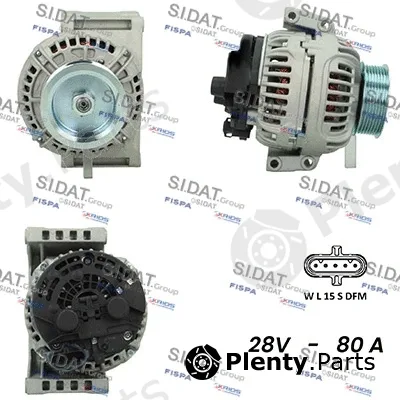 Fispa A24BH0097AS — Alternator ARMAN