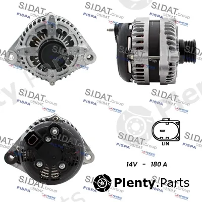 Fispa A12DE1333 — Alternator