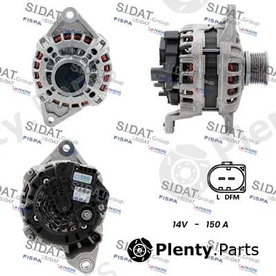 Fispa A12BH1387 — Alternator
