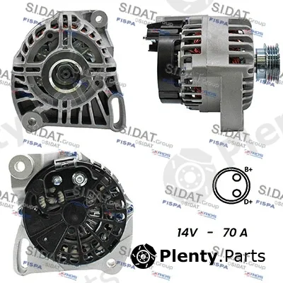 Fispa A12DE0405A2 — Alternator
