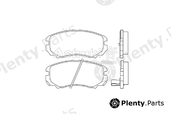 ASHUKI by Palidium I042-50 — Brake Pad Set, disc brake