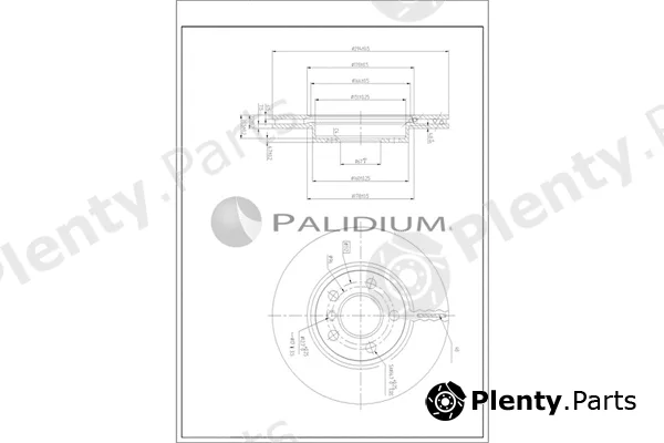 ASHUKI by Palidium P330-259 — Brake Disc