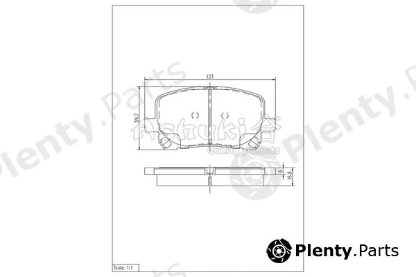 ASHUKI by Palidium 1080-6902 — Brake Pad Set, disc brake
