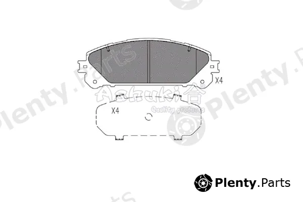 ASHUKI by Palidium T114-65 — Brake Pad Set, disc brake