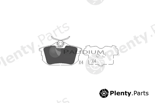 ASHUKI by Palidium P1-1117 — Brake Pad Set, disc brake