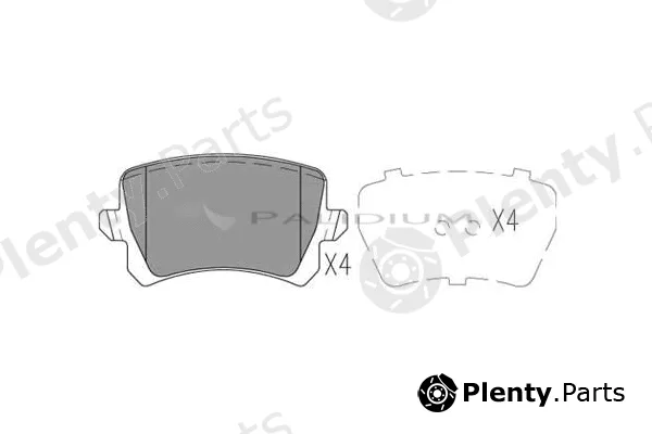 ASHUKI by Palidium P1-1087 — Brake Pad Set, disc brake
