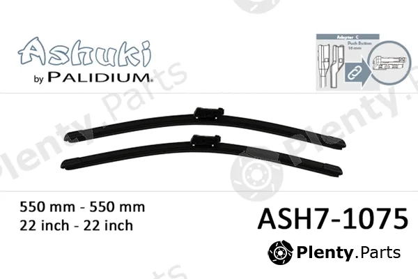 ASHUKI by Palidium ASH7-1075 — Wiper Blade