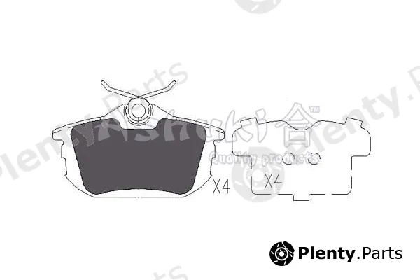 ASHUKI by Palidium 1083-2105 — Brake Pad Set, disc brake