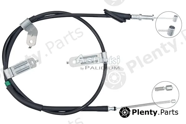 ASHUKI by Palidium ASH3-1025 — Cable Pull, parking brake