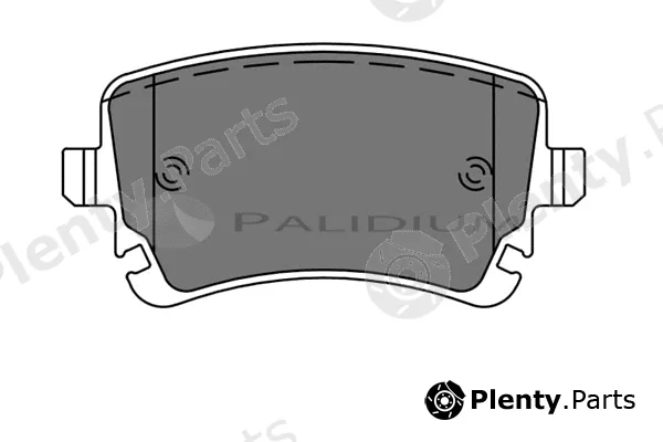 ASHUKI by Palidium P1-1045 — Brake Pad Set, disc brake