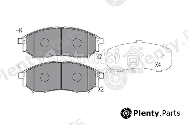 ASHUKI by Palidium 1080-4901 — Brake Pad Set, disc brake