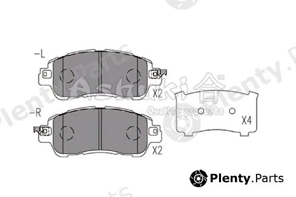 ASHUKI by Palidium M045-30 — Brake Pad Set, disc brake