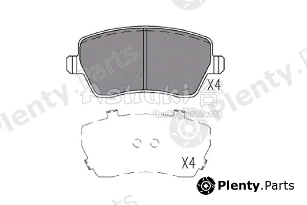 ASHUKI by Palidium N009-73 — Brake Pad Set, disc brake