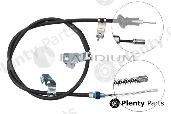 ASHUKI by Palidium PAL3-1467 — Cable Pull, parking brake