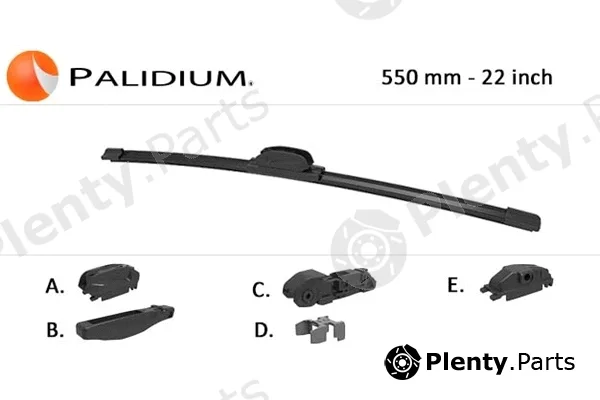 ASHUKI by Palidium PAL7-2550 — Wiper Blade