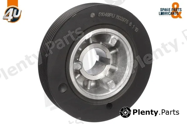 4U Autoparts 51049PU — Belt Pulley, crankshaft