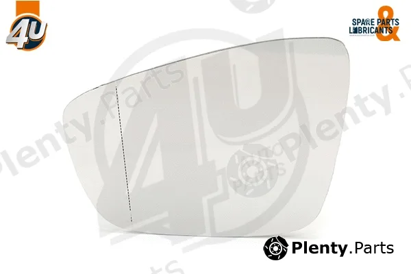4U Autoparts 41536VV — Mirror Glass, exterior mirror