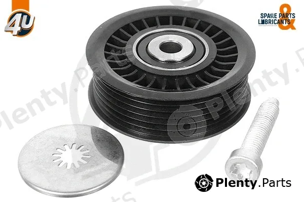 4U Autoparts 32075MR — Deflection/Guide Pulley, V-ribbed belt