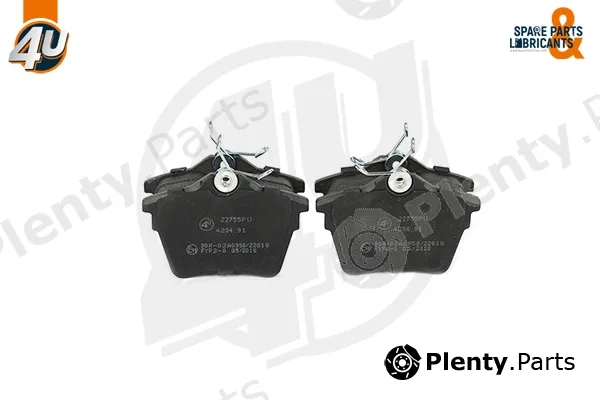 4U Autoparts 22755PU — Brake Pad Set, disc brake