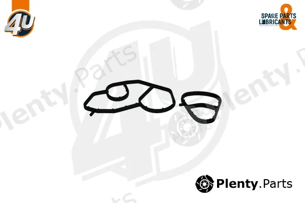 4U Autoparts 61404PU — Gasket, oil filter housing