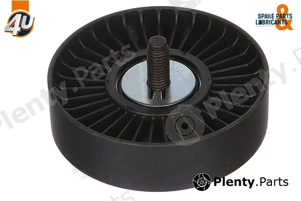 4U Autoparts 32376LR — Deflection/Guide Pulley, V-ribbed belt