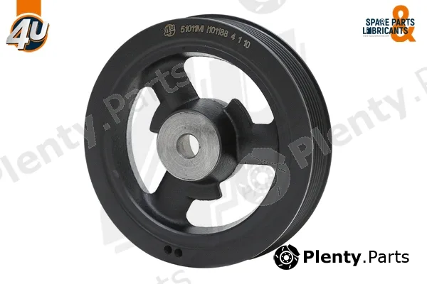 4U Autoparts 51011MI — Belt Pulley, crankshaft