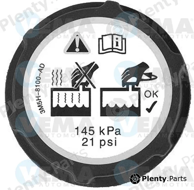 Vema 159609 — Cap, coolant tank