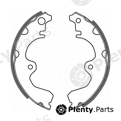 ABE C02047ABE — Brake Shoe Set
