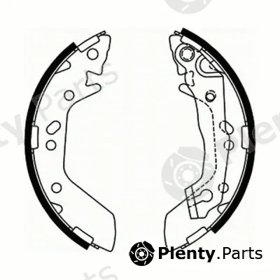 ABE C00515ABE — Brake Shoe Set