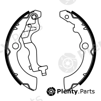 ABE C01061ABE — Brake Shoe Set