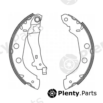 ABE C01002ABE — Brake Shoe Set