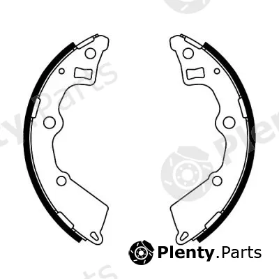 ABE C00321ABE — Brake Shoe Set