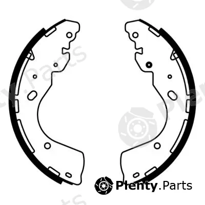 ABE C01060ABE — Brake Shoe Set