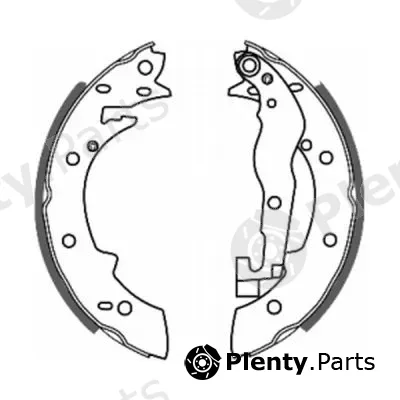ABE C0P001ABE — Brake Shoe Set