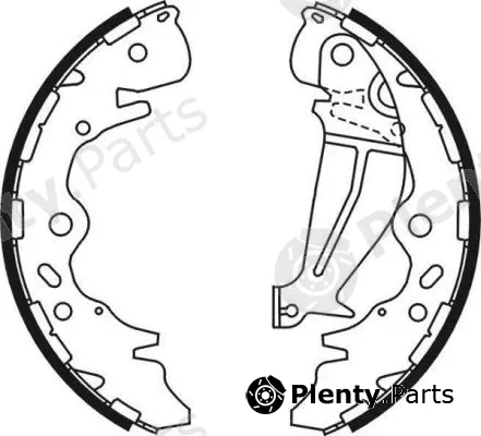 ABE C00522ABE — Brake Shoe Set