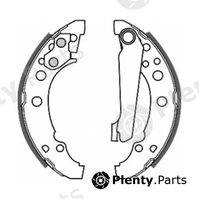 ABE C0W001ABE — Brake Shoe Set